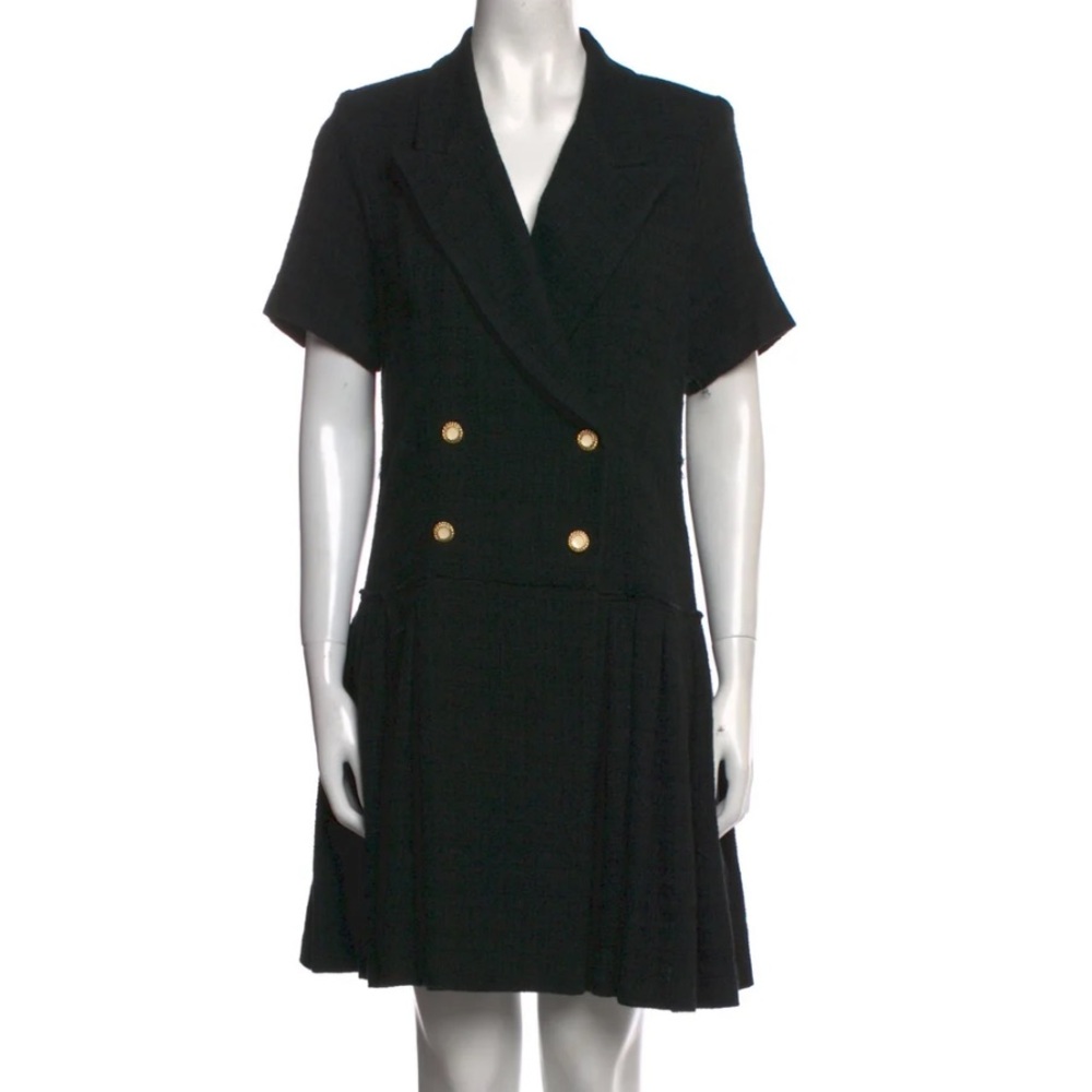 Sandro Short Tweed Coat Dress